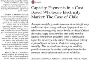 Capacity Payments in a Cost-Based Wholesale Electricity Market: The Case of Chile