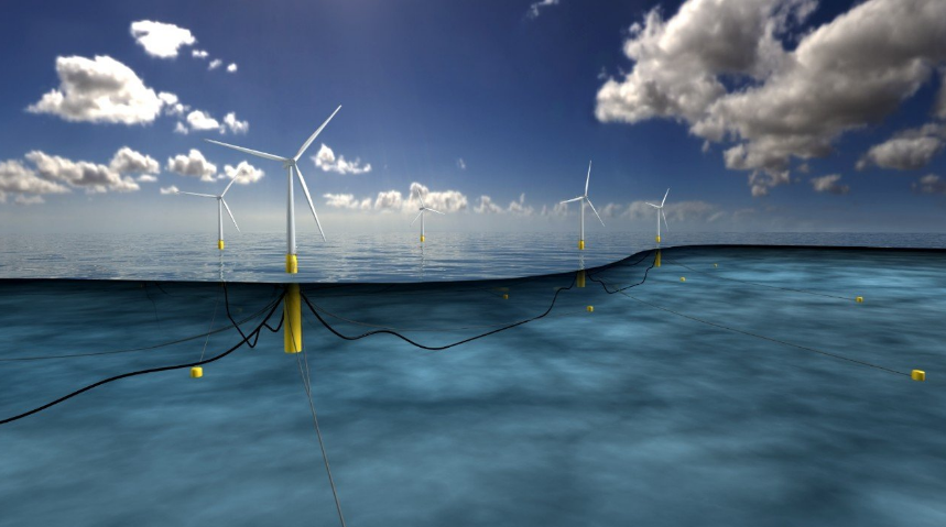 En este momento estás viendo En Escocia se construyen las primeras turbinas eólicas flotantes